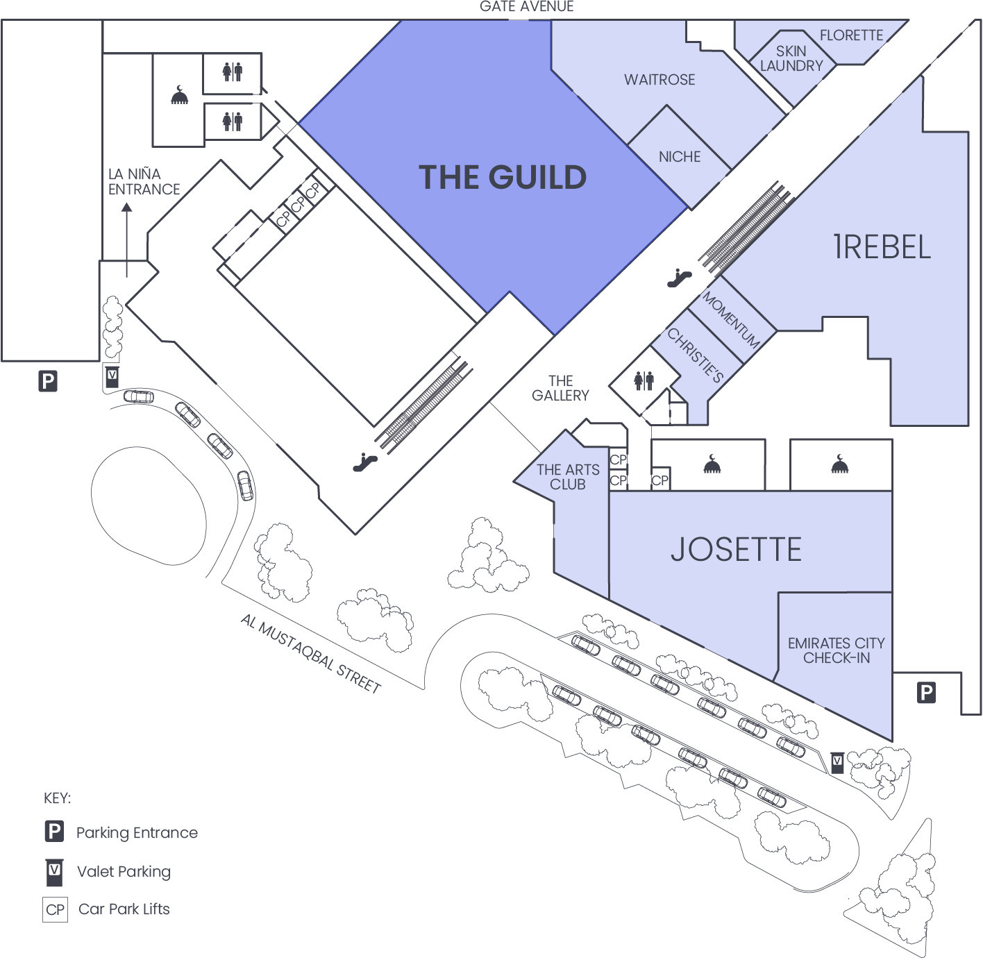 ICD Brookfield Place - map